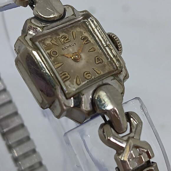 VINTAGE Benrus Women\'s 17 x 19mm Manual Wind 17 Jewel Swiss Made Cocktail Watch main image 6